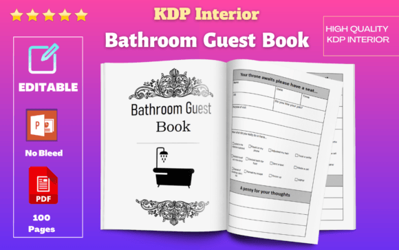 Bathroom Guest Book | KDP Interior: A Designer's Asset