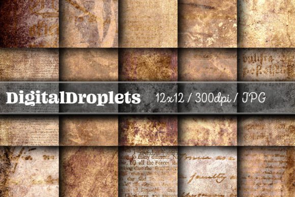 Elevate Your Design with Vintage Texture: Water Damaged Papers Vol. 11