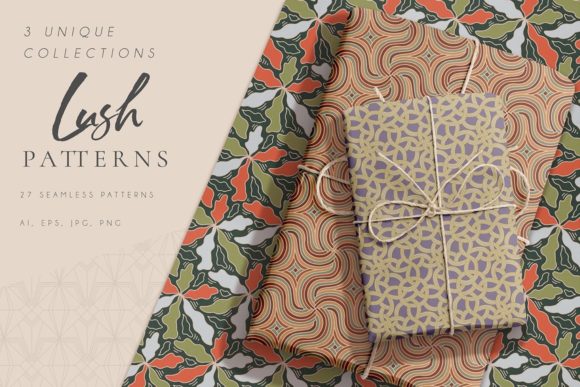 Elevate Your Visual Design with the Lush Seamless Patterns Kit