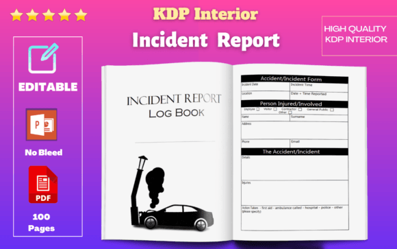 Incident Report Log Book: Professional Tracking Templates