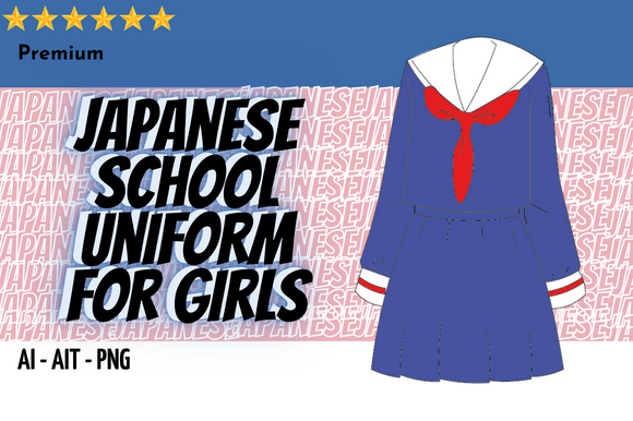 Japanese School Uniform for Girls: A Design Asset Guide