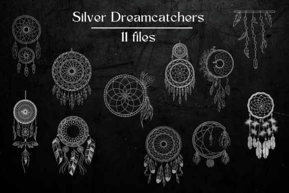 Silver Dreamcatchers Collection: Elevate Your Design Projects