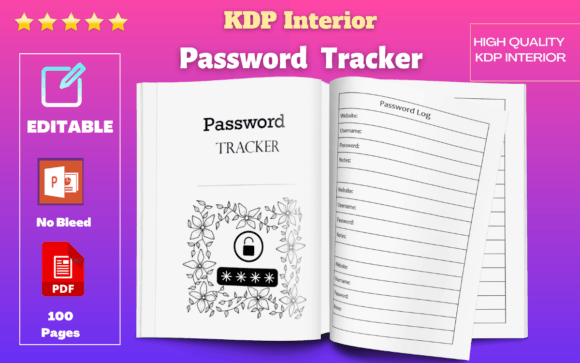 Streamline Security with a Professional Password Log Book Interior